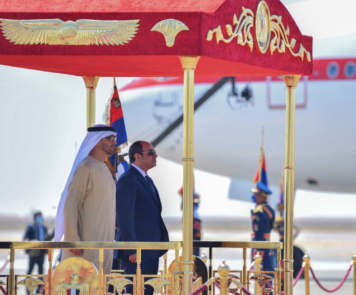 Sisi and Zayed meet in Egypt #2