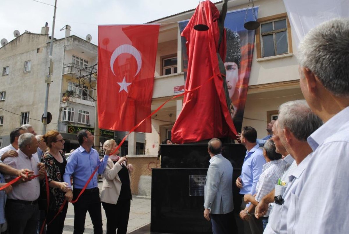 CHP li Uzunköprü Belediyesi heykel açılışı yaptı  #3