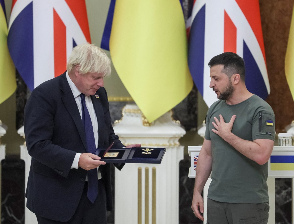 British Prime Minister Johnson went to Kyiv #10