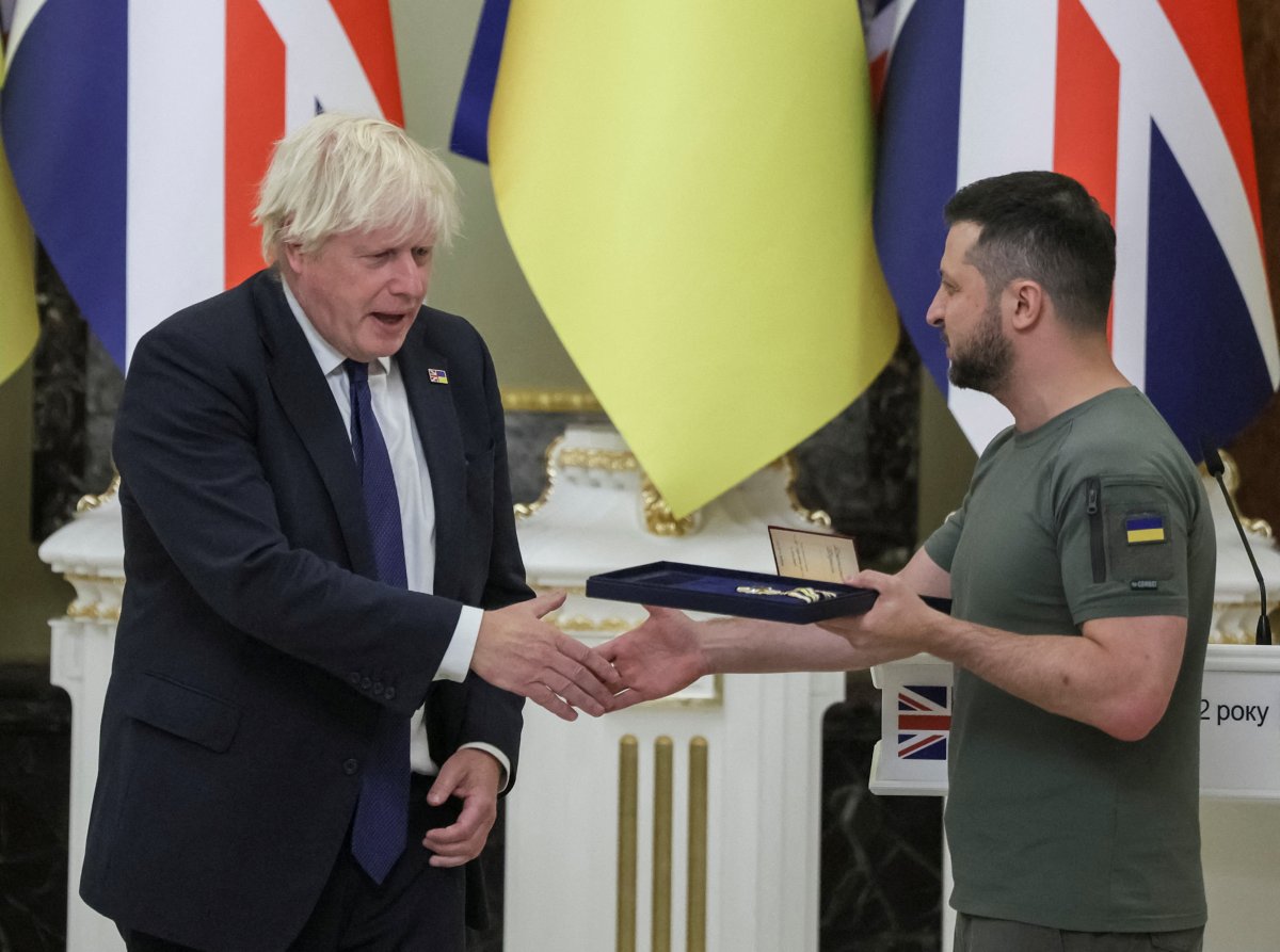 British Prime Minister Johnson went to Kyiv #9