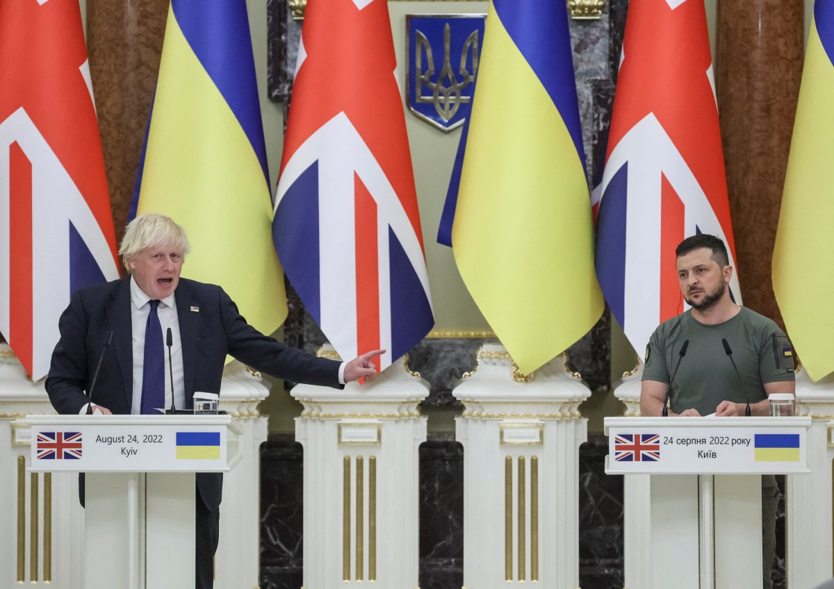 British Prime Minister Johnson went to Kyiv #7