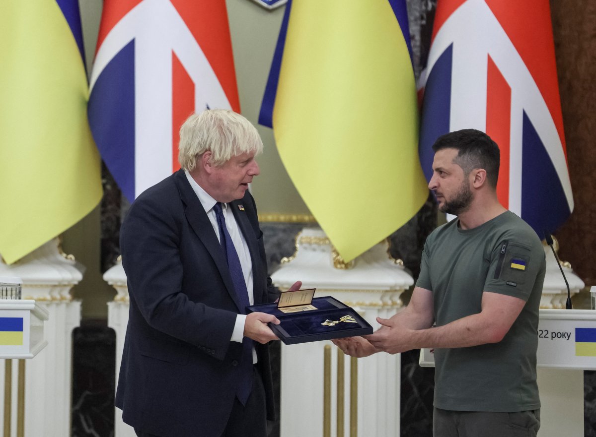 British Prime Minister Johnson went to Kyiv #8