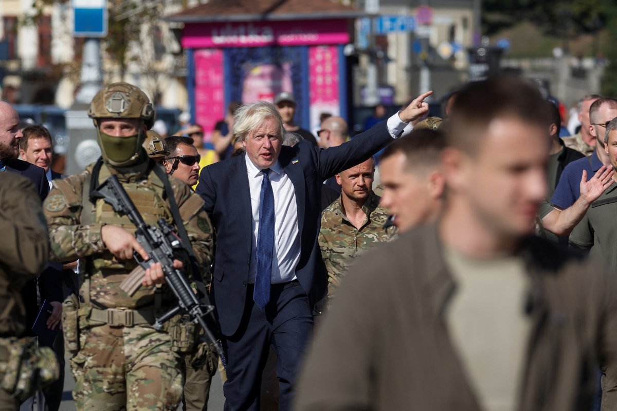 British Prime Minister Johnson went to Kyiv #2