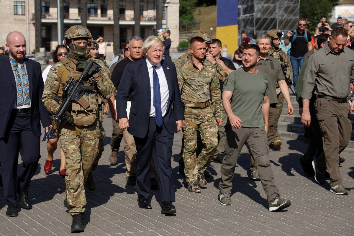 British Prime Minister Johnson went to Kyiv #5