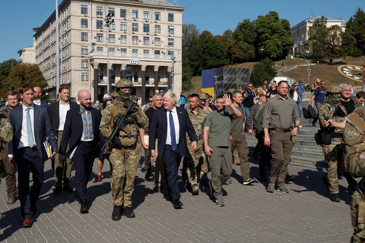 British Prime Minister Johnson went to Kyiv #4