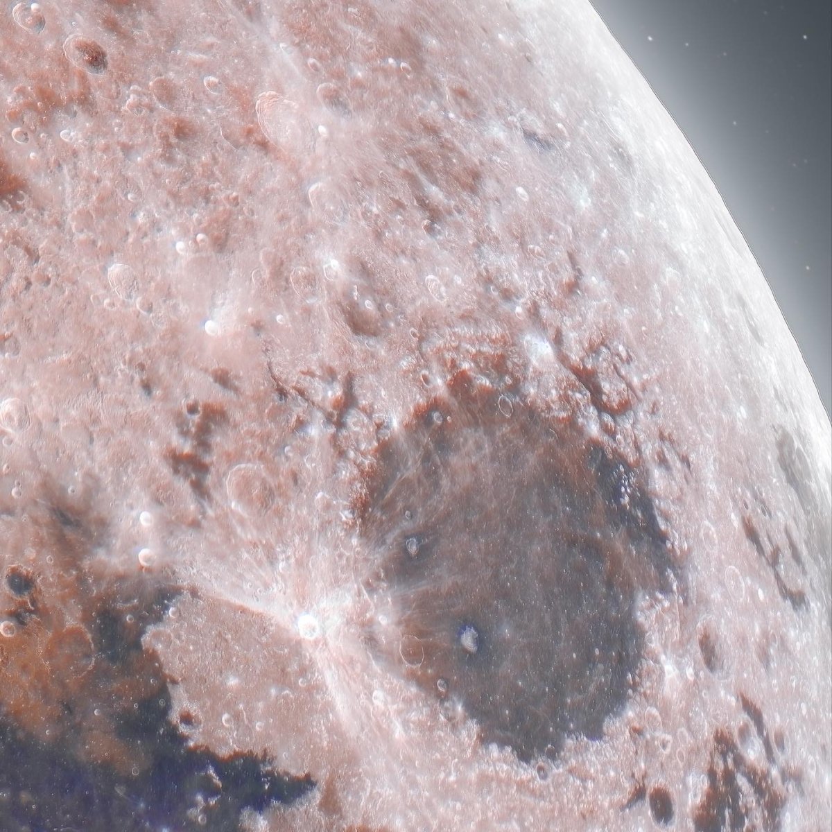 New highly detailed photos of the moon taken #5