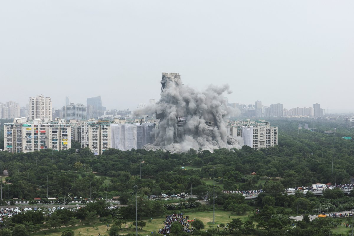 Twin towers collapsed in India #3