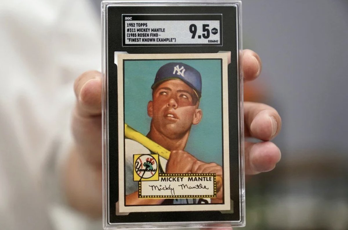 Mickey Mantle player card sold for $12.6 million #2