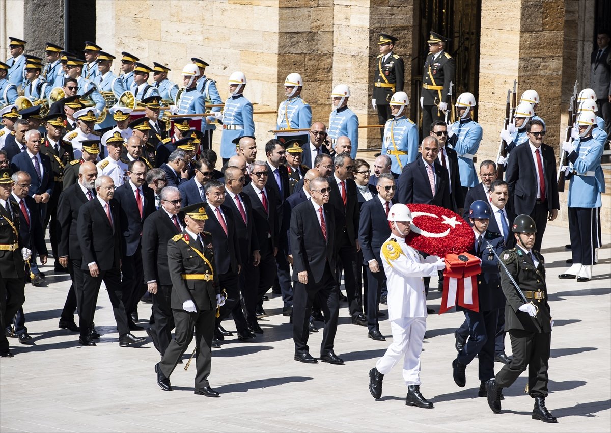 Cumhurbaşkanı Erdoğan ve devlet erkanı Anıtkabir de #3