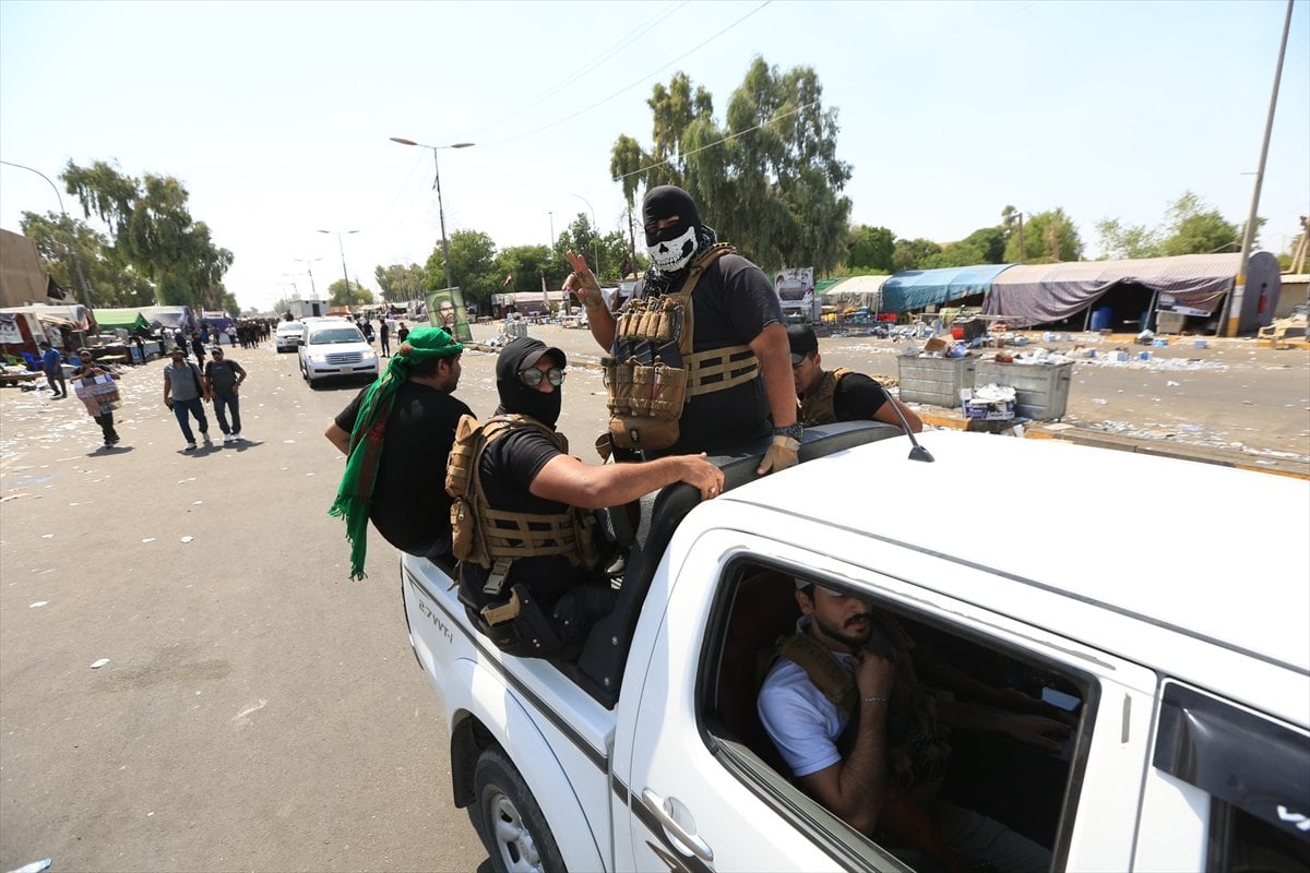 Sadr supporters began to withdraw from the streets in Baghdad #3