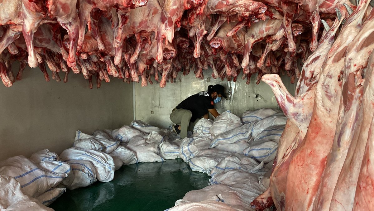 Mersin’de et tırından 77 kilo esrar çıktı #7
