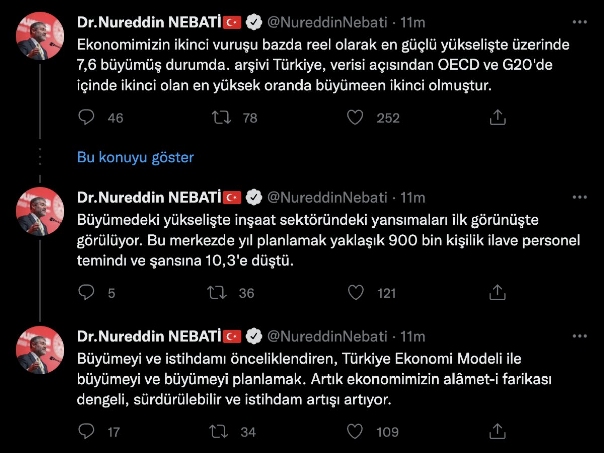 Nureddin Nebati: OECD ve G20 ülkeleri içerisinde en fazla büyüyen ikinci ülkeyiz #2
