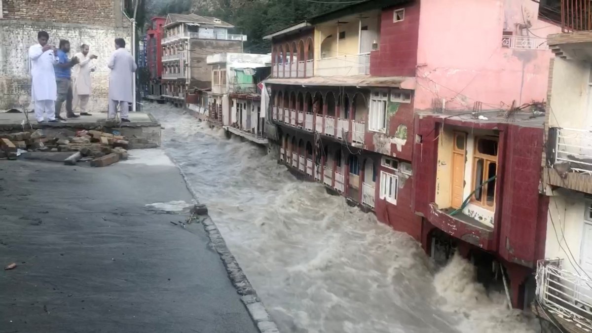 Satellite images showing the extent of the flooding in Pakistan #5