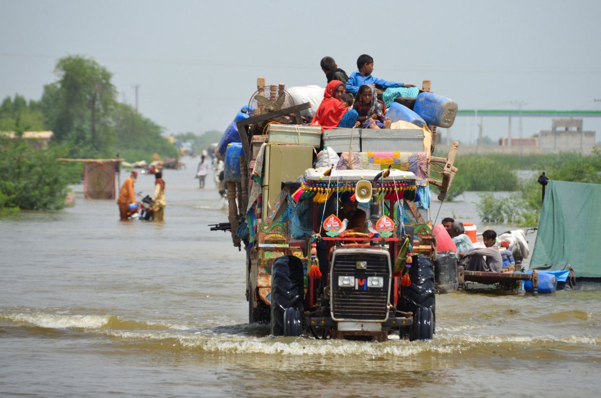 Satellite images showing the extent of the flood disaster in Pakistan #14