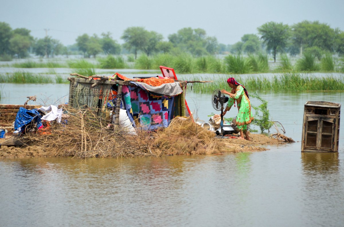 Satellite images showing the extent of the flooding in Pakistan #13