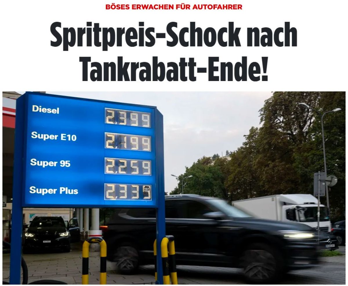Bild: Almanya da akaryakıt fiyatları yükseliyor #1