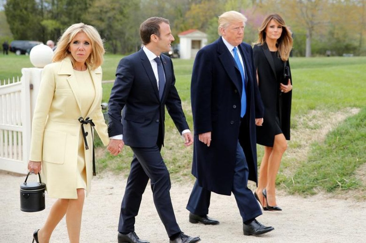 Donald Trump allegedly had intelligence on Macron's sexual life #1
