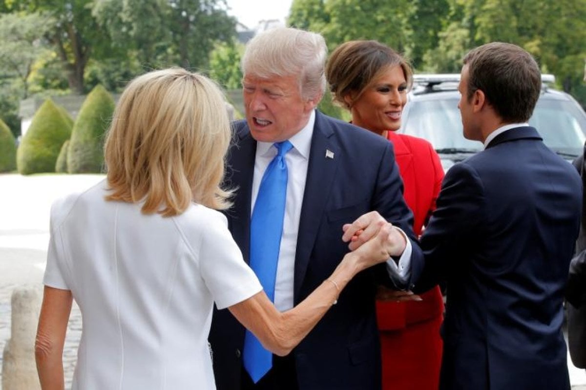 Donald Trump allegedly had intelligence on Macron's sex life #2
