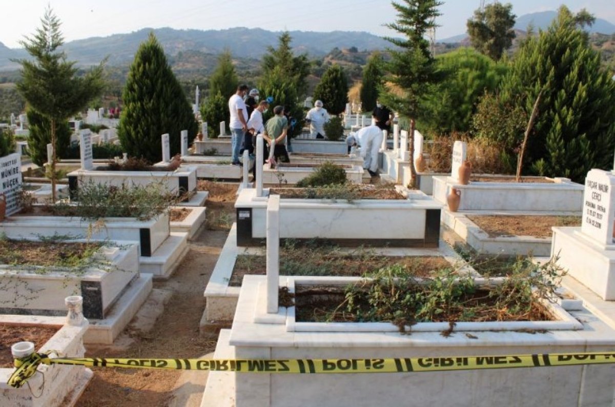 Aydın da bir genç babasının mezarı başında ölü bulundu #2