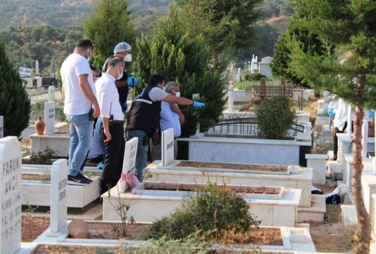 Aydın da bir genç babasının mezarı başında ölü bulundu #3