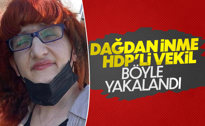 HDP'li Semra Güzel kılık değiştirmiş halde yakalandı