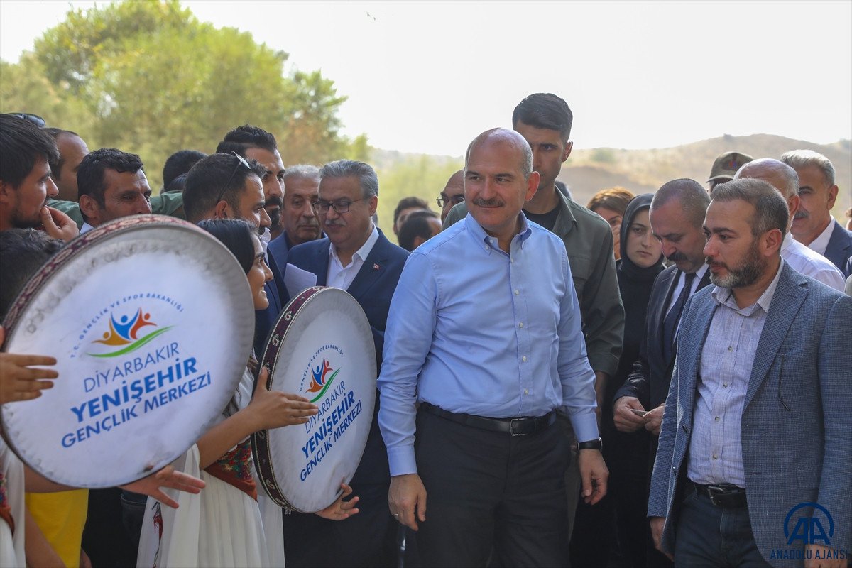 İçişleri Bakanı Süleyman Soylu, Diyarbakır Lice de gençlerle buluştu #4