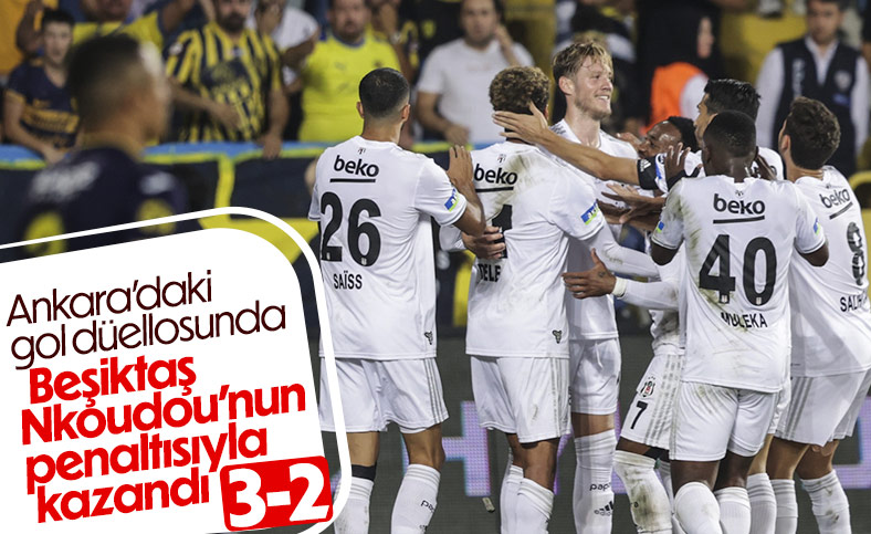 Beşiktaş, Ankaragücü'nü mağlup etti