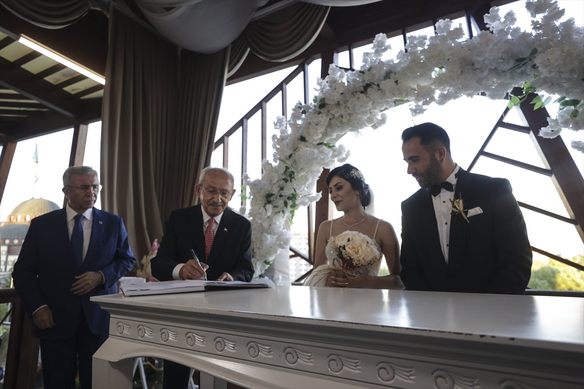 Kemal Kılıçdaroğlu ile Meral Akşener nikah şahidi oldu #2