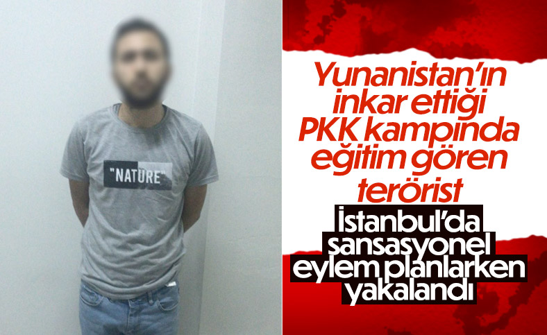 Yunanistan'da eğitim gören terörist İstanbul'da yakalandı