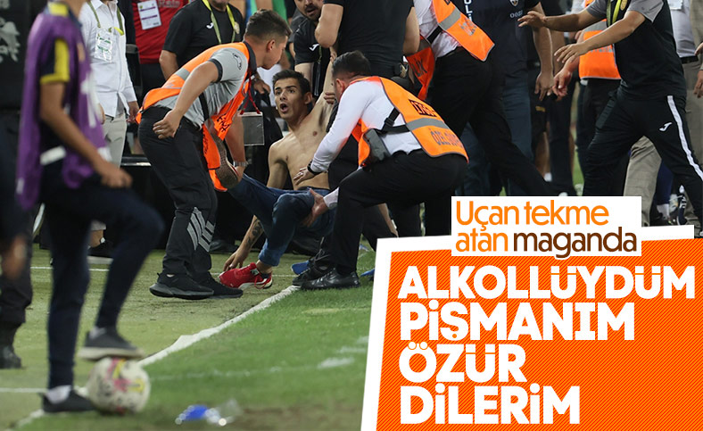 Beşiktaş maçındaki saldırganın ifadesi