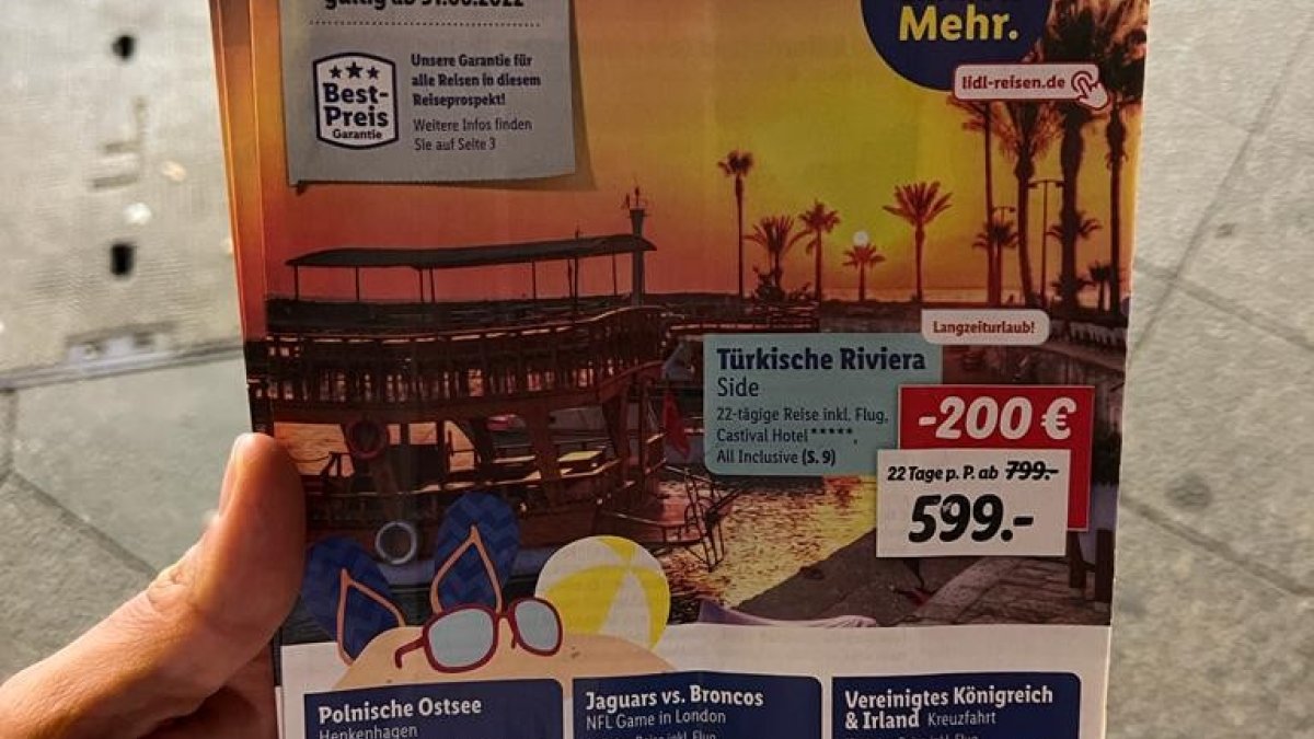 Almanya'daki marketten Türkiye'de 22 gün tatil kampanyası