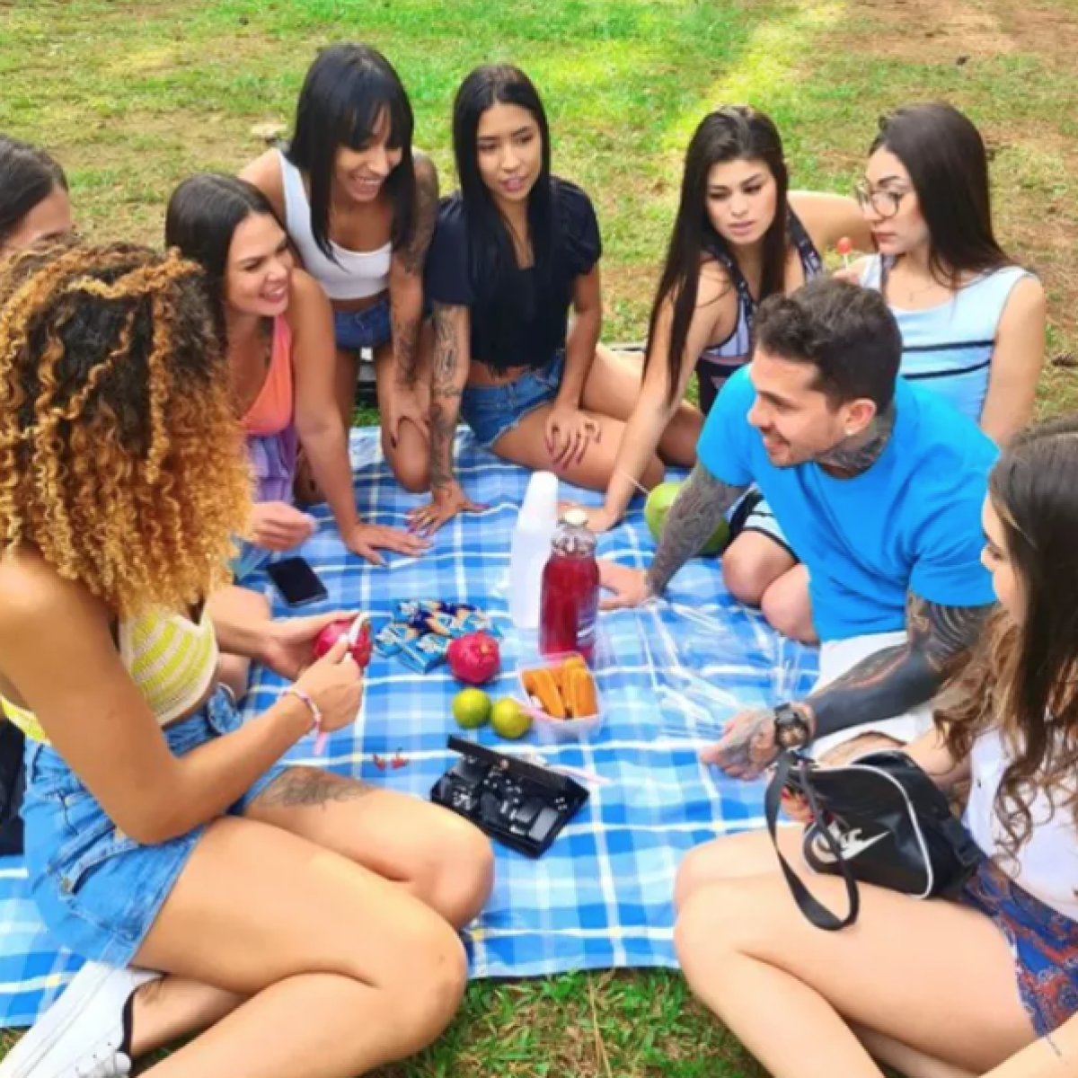 The woman who was the first of her husband's 9 wives in Brazil spoke #8