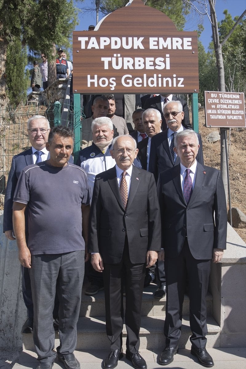 Kemal Kılıçdaroğlu ndan, Tapduk Emre Türbesi ne ziyaret  #2