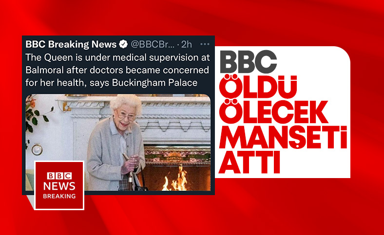 BBC'nin dikkat çeken Kraliçe Elizabeth haberi