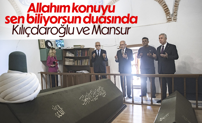 Kemal Kılıçdaroğlu'ndan, Tapduk Emre Türbesi'ne ziyaret 