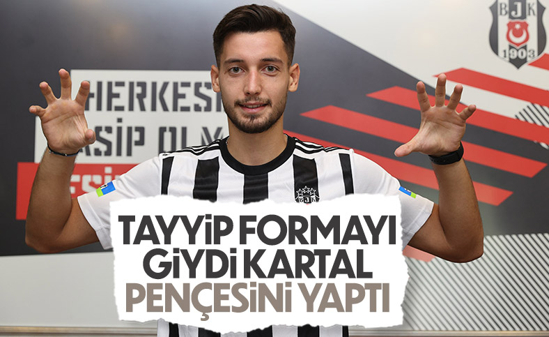 Beşiktaş'ta Tayyip Talha Sanuç formayı giydi