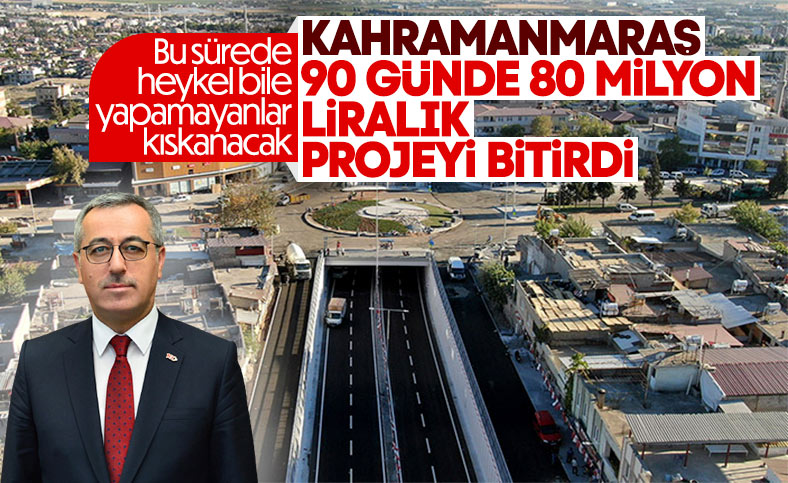 Kahramanmaraş'ta Tevfik Kadıoğlu Köprülü Kavşağı trafiğe açıldı