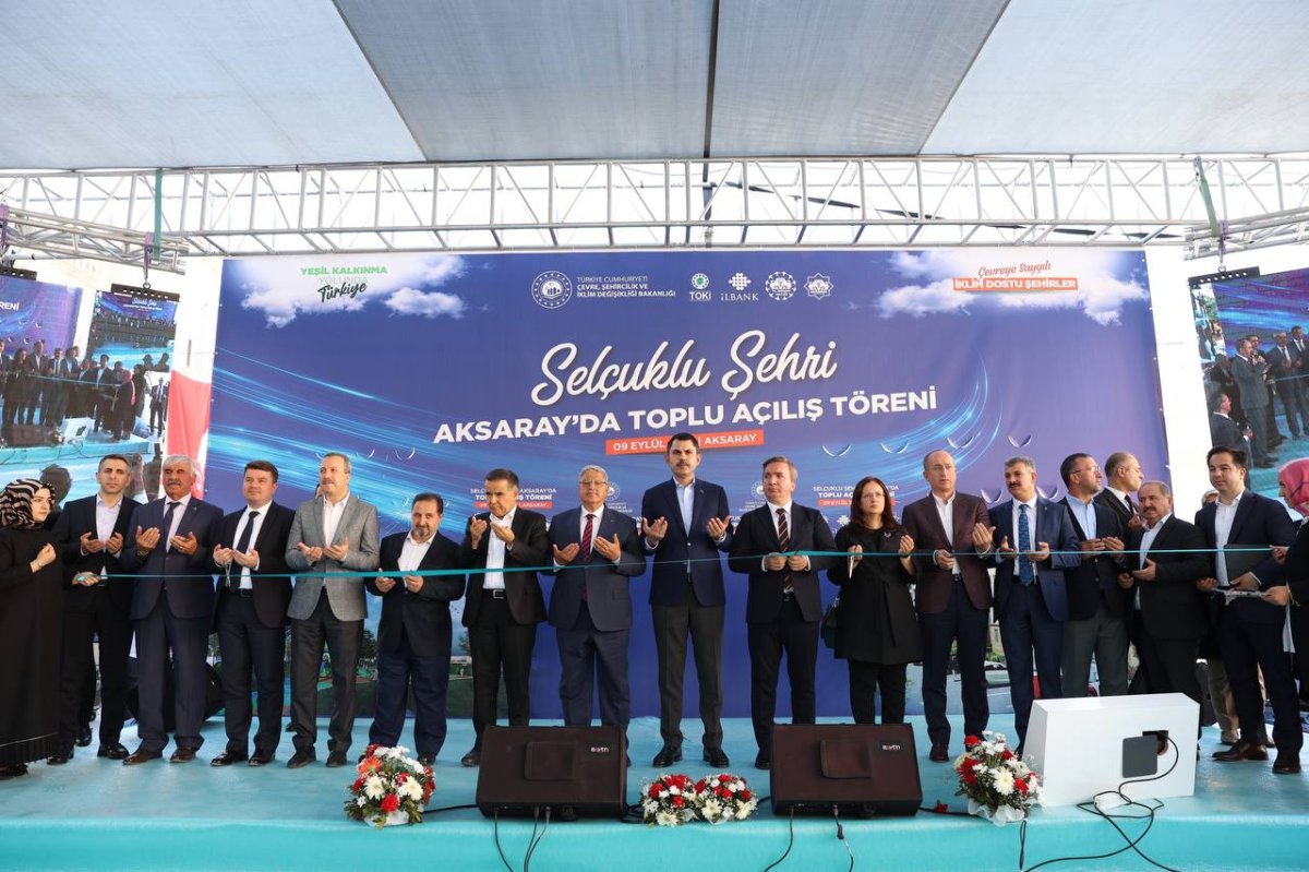 Murat Kurum, Aksaray da toplu açılış törenine katıldı #3