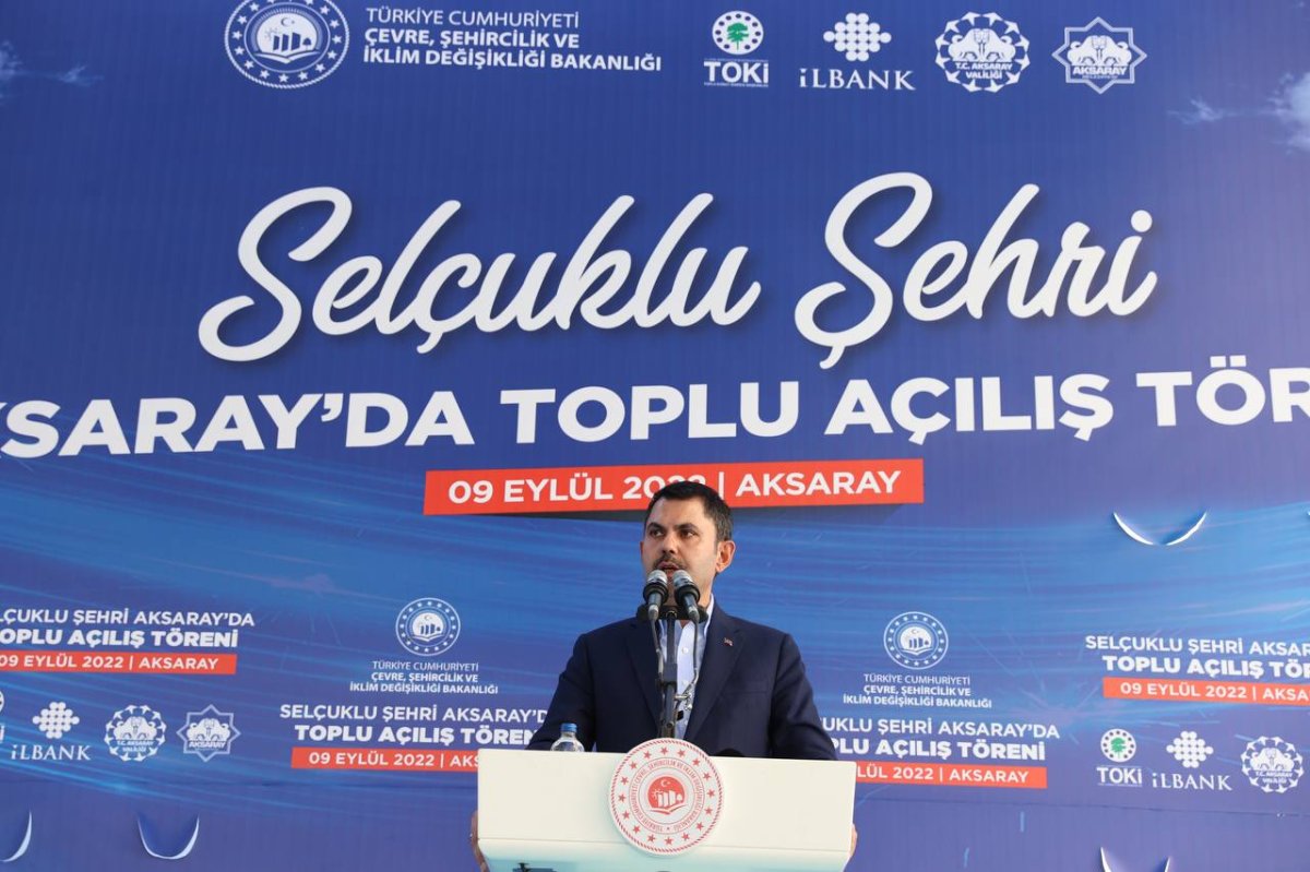 Murat Kurum, Aksaray da toplu açılış törenine katıldı #2