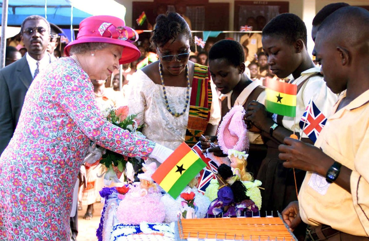 Mourning response for Queen Elizabeth, one of England's former colonies #1