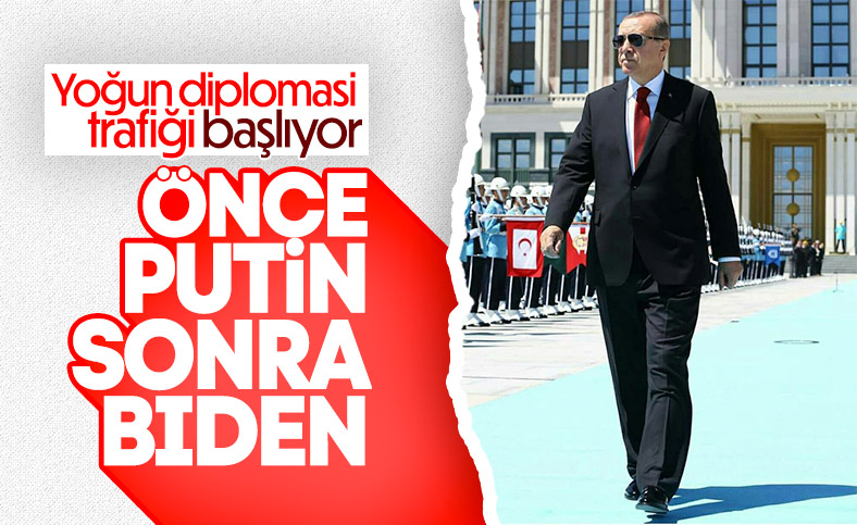 Cumhurbaşkanı Erdoğan'ın yoğun diplomasi trafiği 