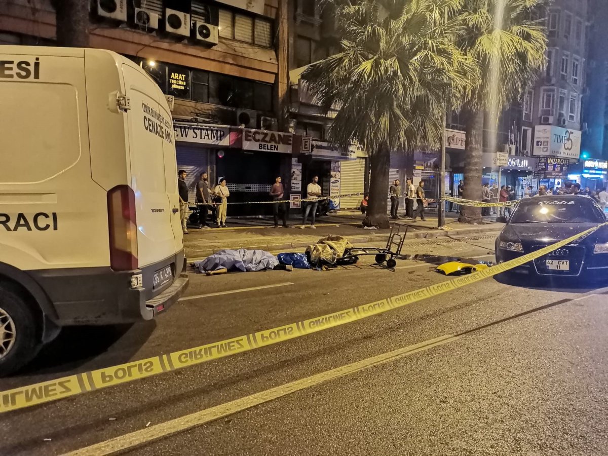 İzmir de kağıt toplayıcısına taksi çarptı: 1 ölü, 1 yaralı #3
