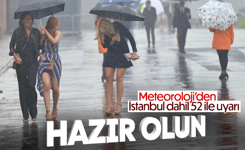 Meteoroloji'den Marmara ve Karadeniz için sağanak yağış uyarısı