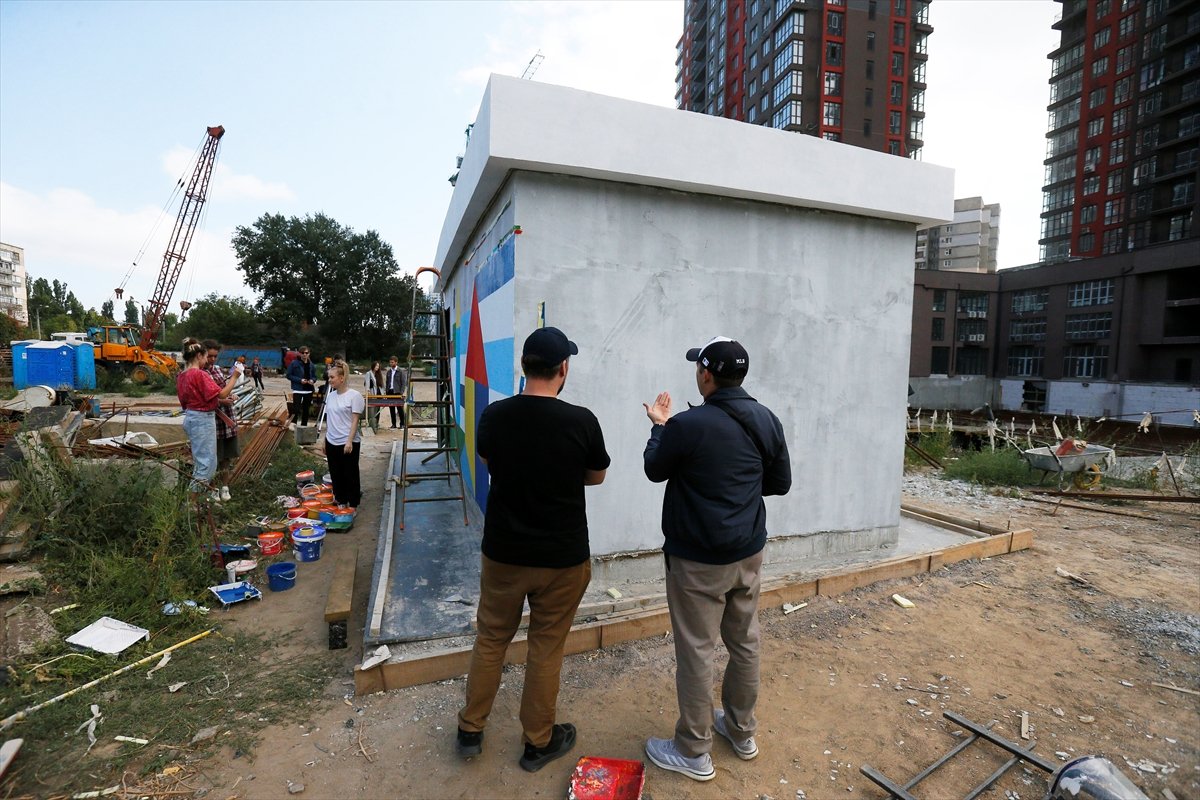 Mobile bomb shelters built in Ukraine #2