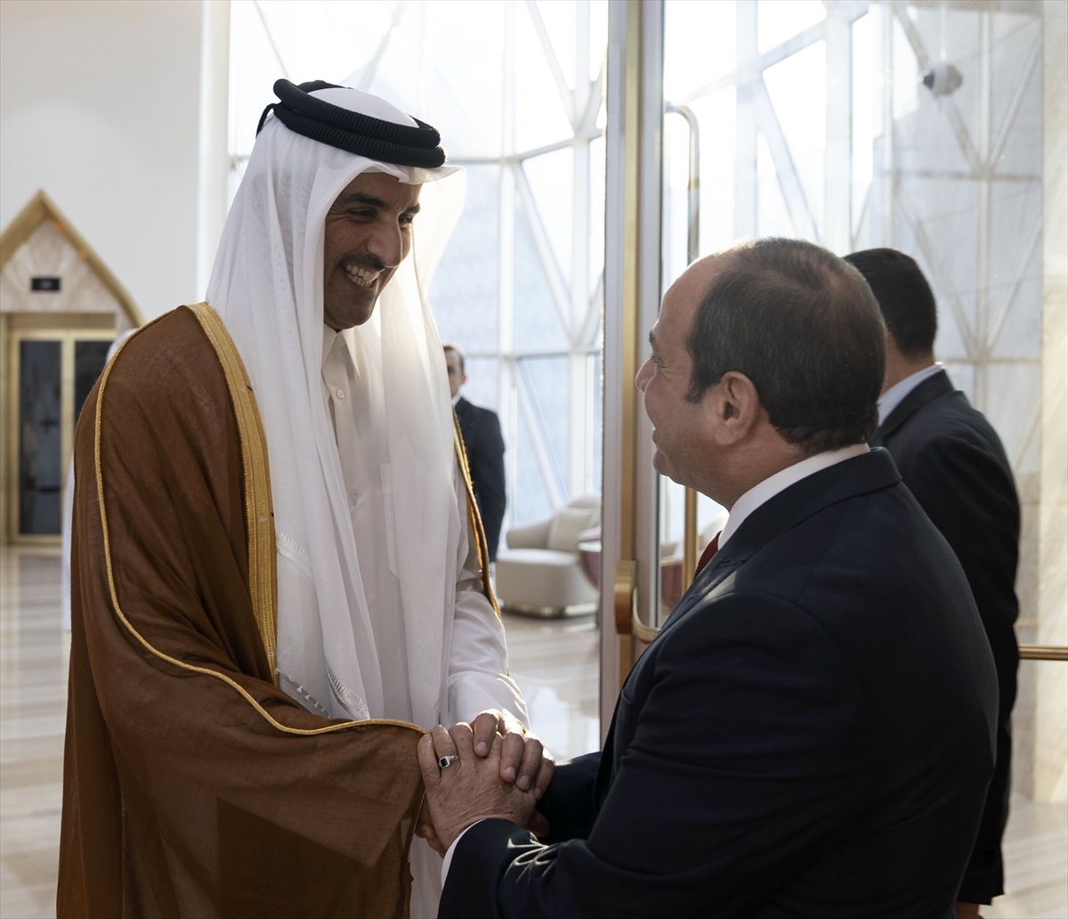 Sisi den Katar a 8 yıl sonra ilk ziyaret  #1