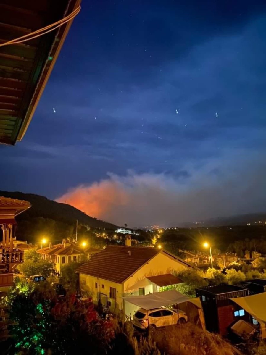 Muğla nın Ula ilçesinde ormanı yangını #4 çıktı