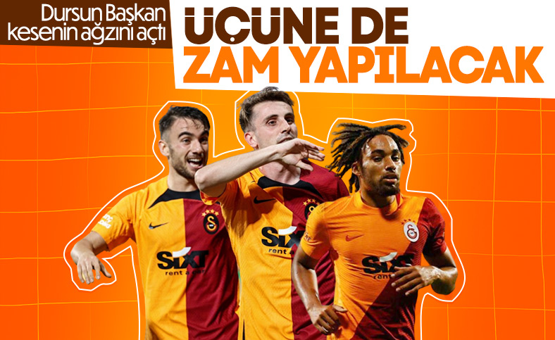 Galatasaray'da Kerem, Boey ve Yunus'a yeni sözleşme