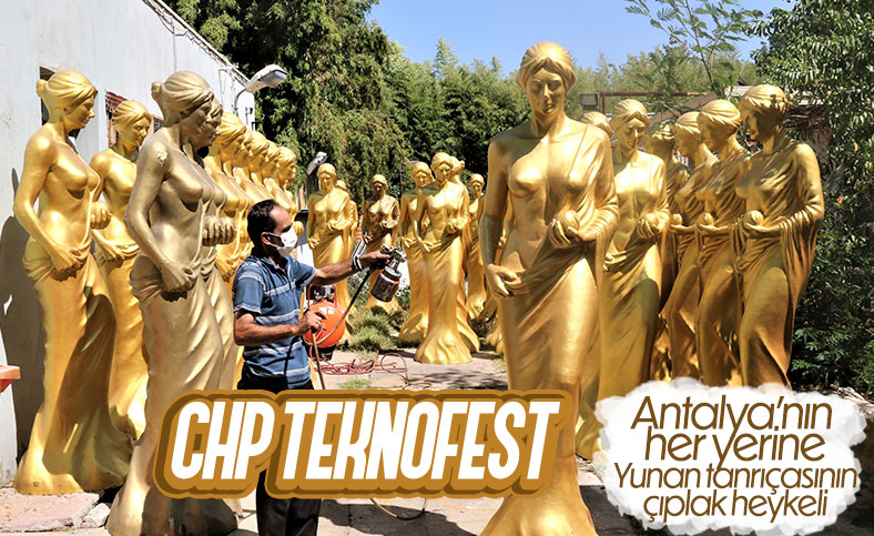 Antalya’da 59 Venüs heykeli dikime hazır