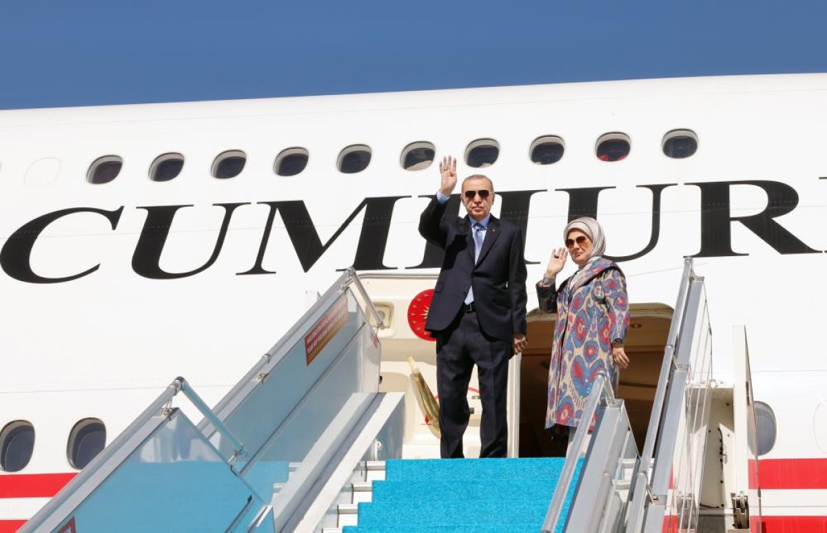 Cumhurbaşkanı Erdoğan Özbekistan’a gitti #2
