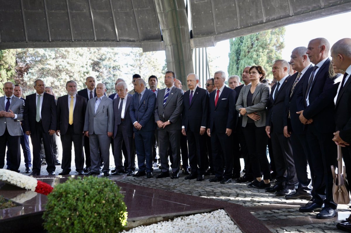 Kemal Kılıçdaroğlu ndan Adnan Menderes ve Turgut Özal ın mezarlarına ziyaret #4